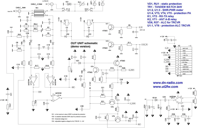 Swr Protection TANDEM MATCH 2KW HF/6m SWR POWER meter protection amplifier LDMOS ...
