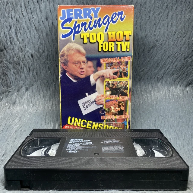 JERRY SPRINGER TOO Hot for TV Uncensored VHS Tape 1996 Documentary(02)