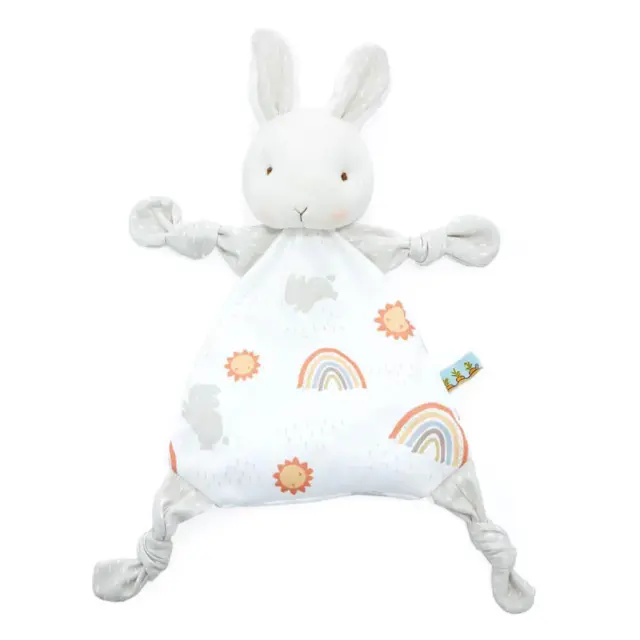Super Soft And Cuddy Bunnies By The Bay Little Sunshine Knotty Friend Teether