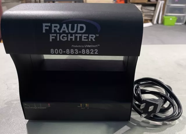 Fraud Fighter UVeritech UV-16 Ultraviolet Counterfeit Detection Scanner-C98