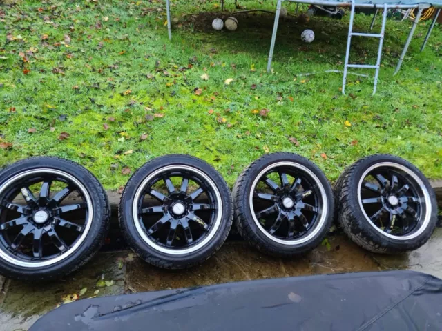 4x Lenso Stage1 18" wheels with Pirelli Sotto Zero 215/45R18 M+S winter tyres ,