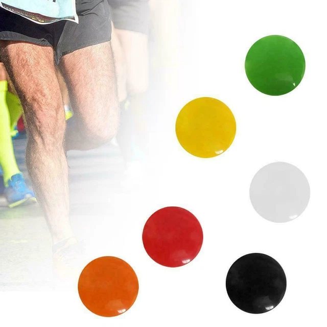 4X Magnetic Run Bib Startnummer Clip Halter Magnete Radfahren Laufen H1J1