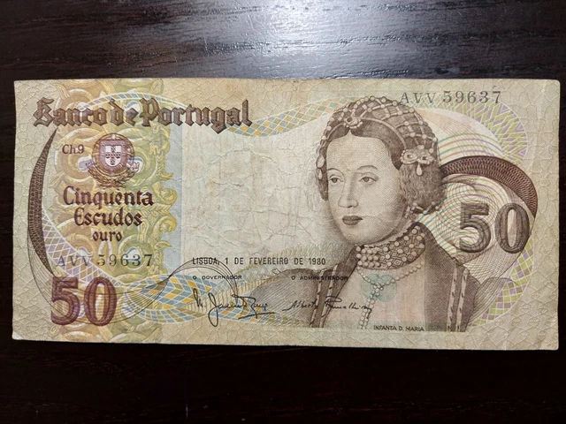 Portugal 50 Escudos 1980, P-174