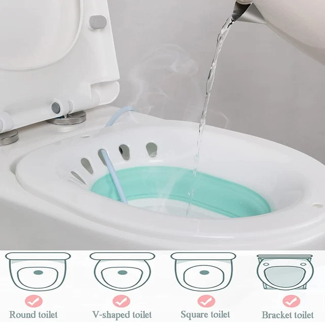 *PALLET OF 291*  Ralthy Foldable Sitz Tub Bath for Toilet Seat, Hemorrhoids
