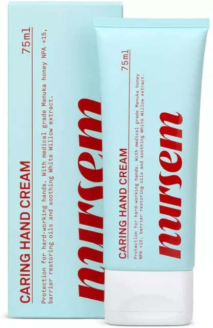 Nursem 75ml Caring Hand Cream Absorbing Moisturising Natural Medical Grade