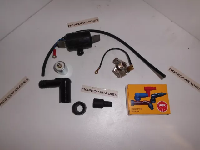 Kreidler Florett K54 omb Zündung Reperatur Set Unterbrecher Zündspule Usw. Neu