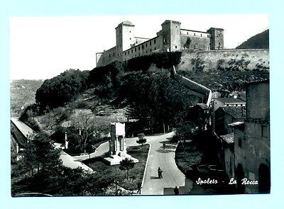 CASTELLO DI SAN GIACOMO ANTICA CARTOLINA DI SPOLETO PERUGIA 