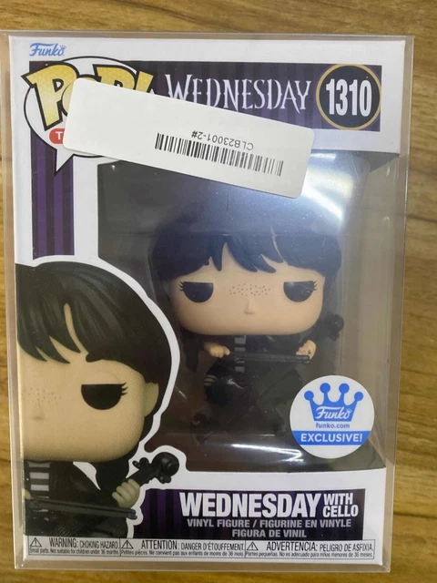 Funko POP! Wednesday 1310# Wednesday Addams with Cello Vinyl Action Figures 2