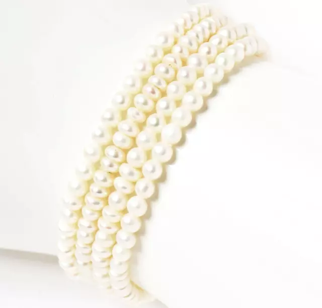 Armband Perlenarmband Verschluss 18 Karat 750 Gold Gelbgold Perlen 16,36 g