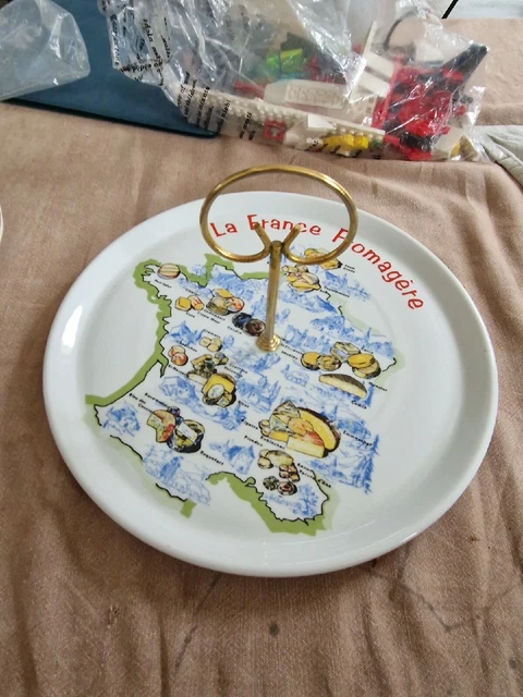 Plateau à fromages en porcelaine de Luxe - Label Emmaüs