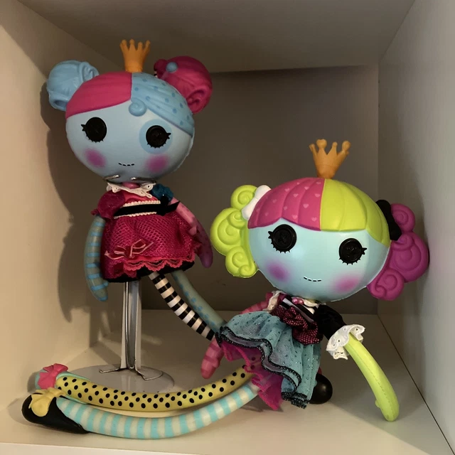 Lalaloopsy Princess Anise Saffron Long Legs Soft Blue Foam Face Crown Dolls