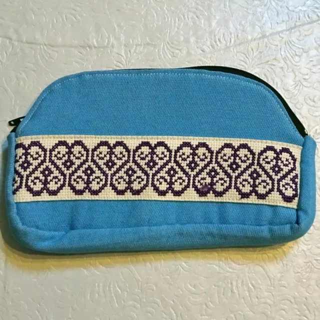 Sac à main indigène Otomí avec motifs point de croix de Querétaro, Mexique