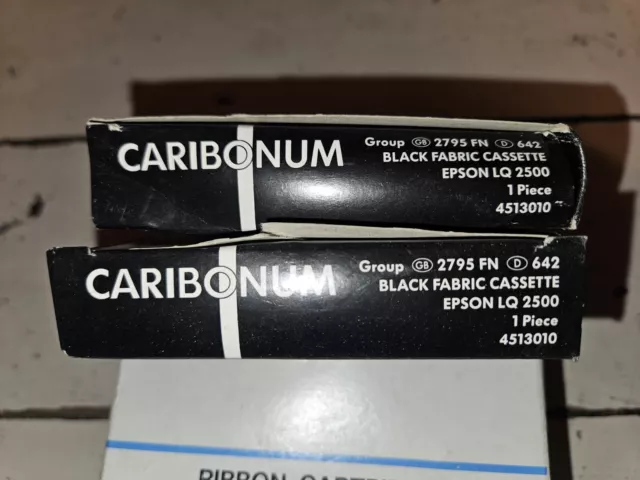 3 cartuchos de cinta Epson 7756 para LQ 2500 + 2 otros cartuchos para LQ 2500 2