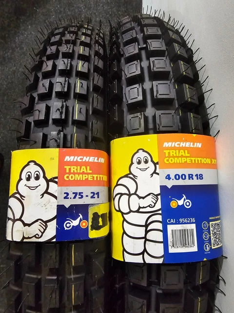 Michelin Trials Competition X11 Rear Tyre 4.00-18 Tubeless (TL/TT) - 956236