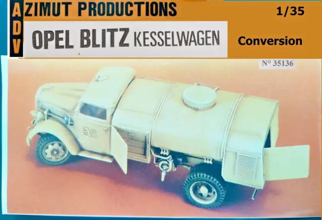 Conversion Opel Blitz Kesselwagen German Truck Wheels - Adv Azimut - 1/35