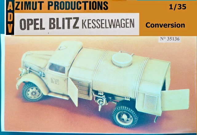 Conversion Opel Blitz Kesselwagen German Truck Wheels - Adv Azimut - 1/35