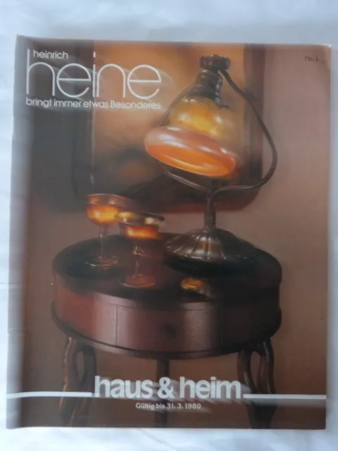 Auflösung:Fundzustand-Original alter Heine-Versandkatalog--Nr.1--1980-Vintage-