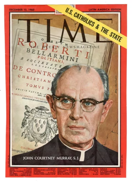 1960 Time John Courtney Murray S. J. And 'Only The Cover Original to Frame
