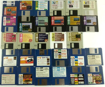 domaine publique Amiga Concept pour AMIGA F.I Lot de 12 disquettes BAB Micro 