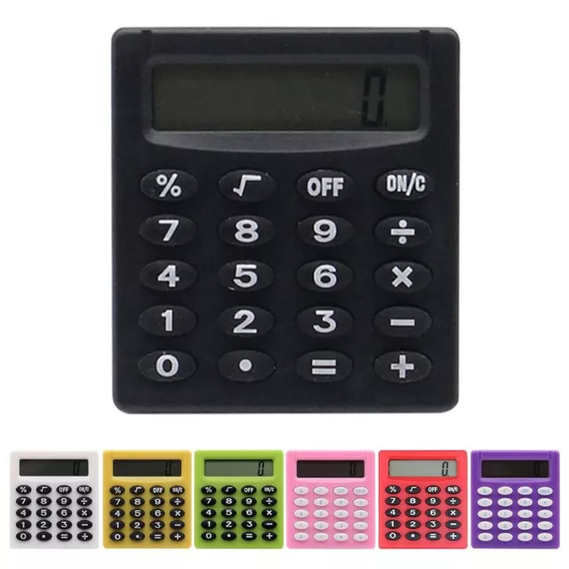 3PCS Mini Mini Calculator Square Student Calculators Funny Toy  School Office