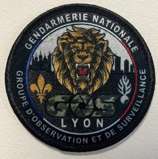 Ecusson Gendarmerie Rondache GOS 69 LYON 2023