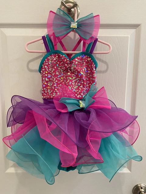 Weissman Dance Costume Girls Ballet Tap Pageant Tutú Dress Sz XS Excellent!