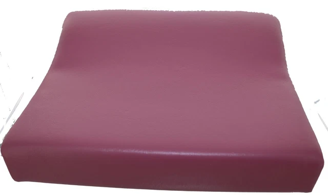 Almohada de cama de bronceado, diseño de contorno, color malva. Hecho en EE. UU.