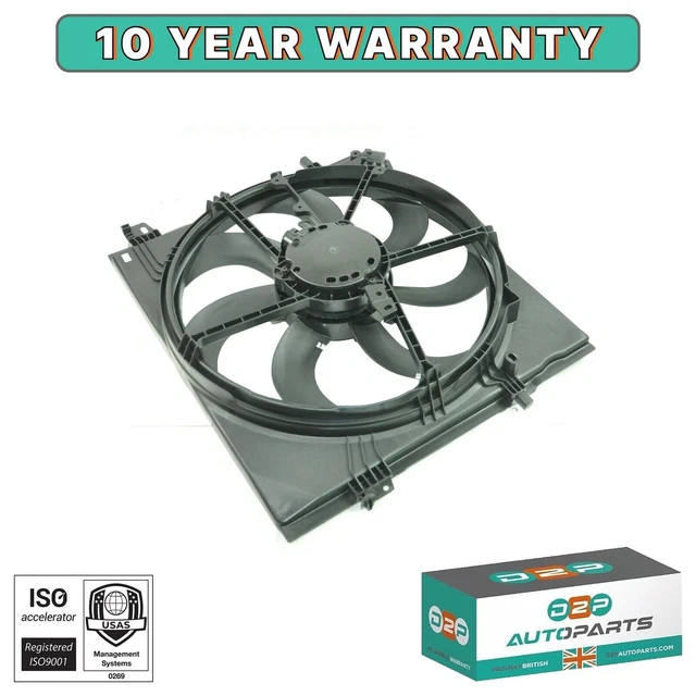 Ventilateur Radiateur Double Cœur Pour Nissan X-Trail, Qashqai J11, Rogue - Réf. 21481-4BE0B - Compatible 21481-4EA0A
