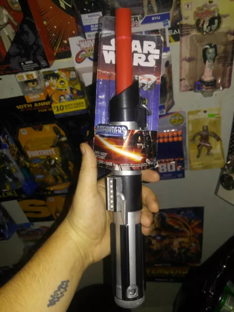 Star Wars The Force Awakens Extendable Light Saber, BLADEBUILDERS Darth Vader