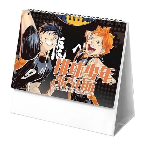 DESKTOP CALENDAR 2024 Japan Haikyuu Shoyo Hinata Tobio Kageyama Anime