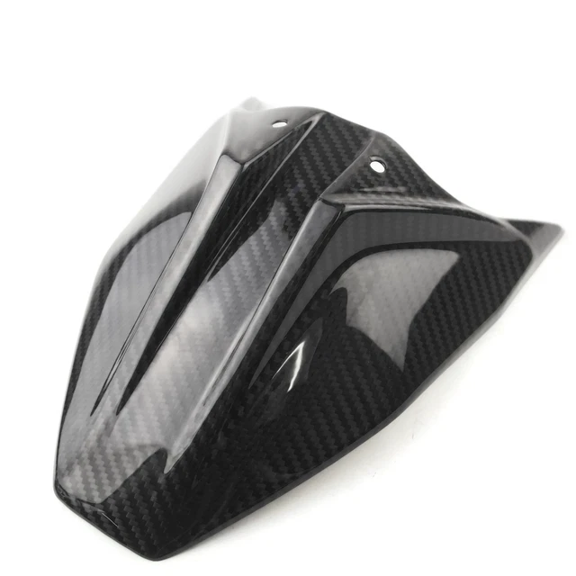 thumbnail image 2 of Carbon Look Rear Hugger Fender Splash Guard For KTM Duke 125 200 250 390 - Black 2 of 6