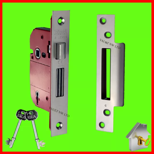 ERA Sash Lock - Fortress Mortice Lock - 5 Lever - British Standard - Door Lock