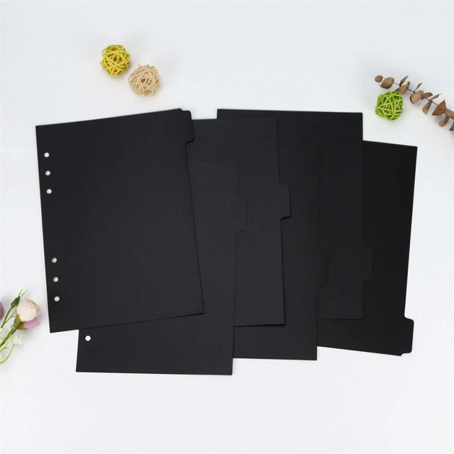 LOOSE-LEAF DIVIDER NOTEBOOK Paper Divider Index Divider Binder Index ...