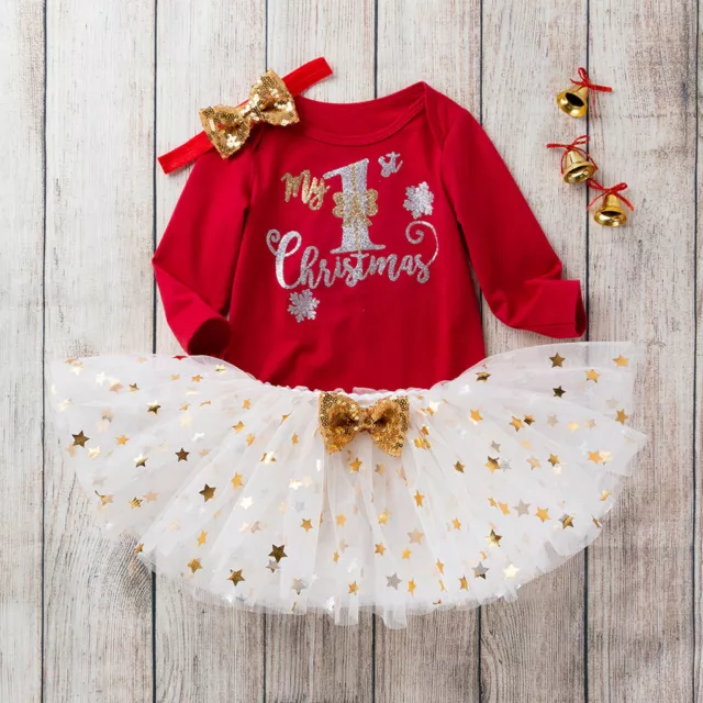 Tututù abito tutù per bambine neonate il mio primo Natale