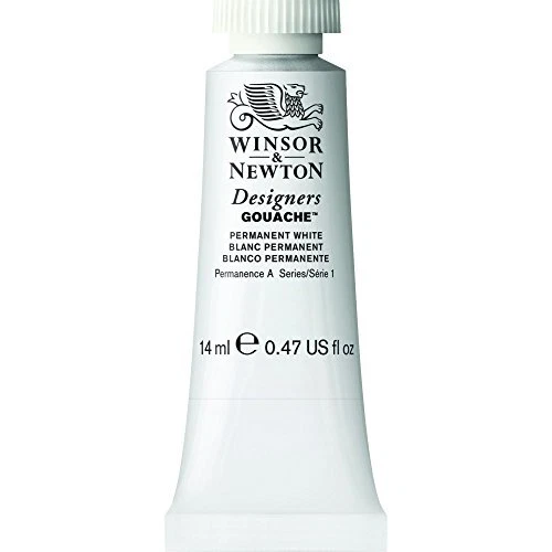 Winsor & Newton Designers Gouache Tube, 14 ml - Dauerweiß