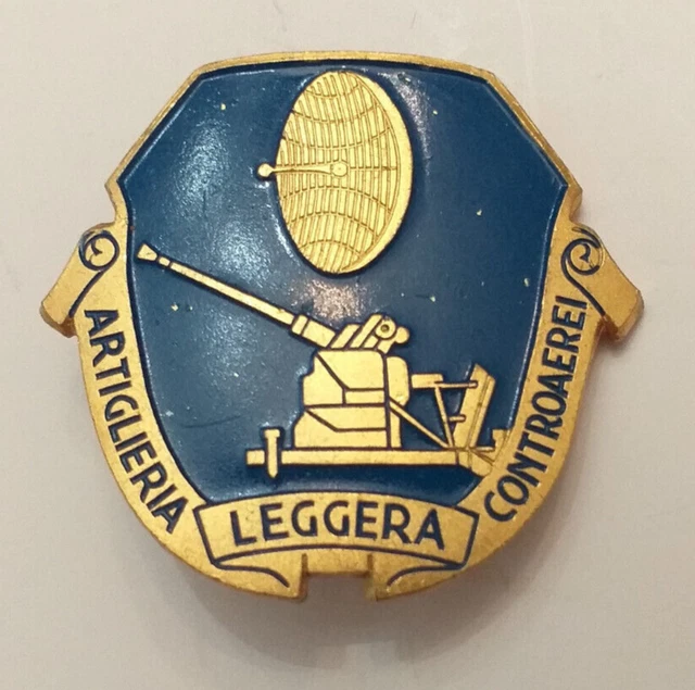 28) Distintivo Spilla Artiglieria Leggera Contraerei - Esercito Militari
