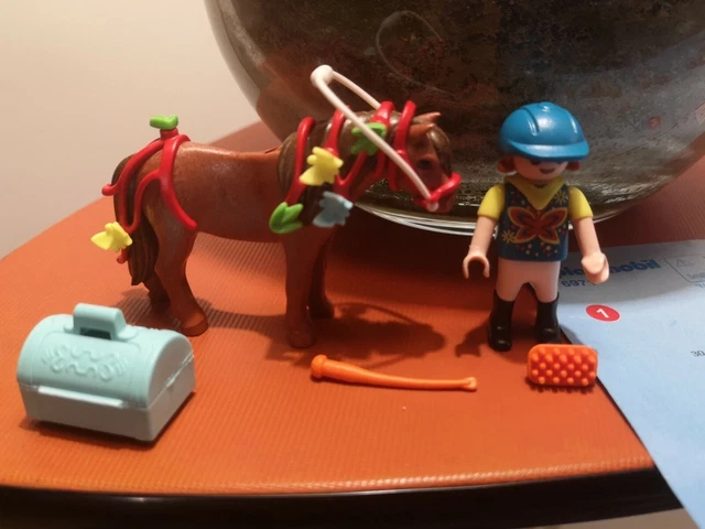Playmobil Country 6968 Poney à Décorer Fleur - Set Complet Neuf, Âge 5-7 Ans
