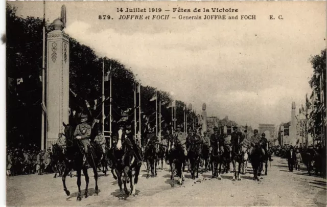 CPA AK Militaire - Fetes de la Victoire - Joffre et Foch (696132)