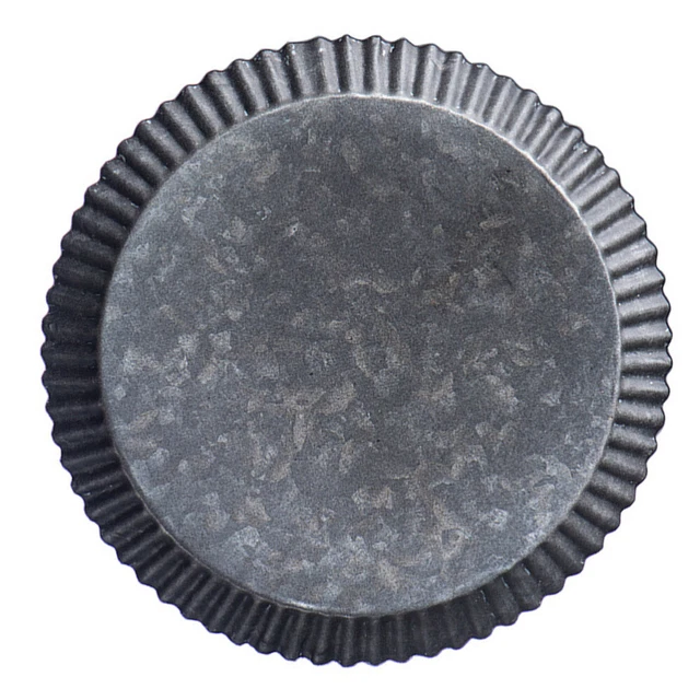 Corbeille à Fruits Sur Pied MagiDeal - Plateau Rond En PET - Gris/argent - 26x12x10 Cm