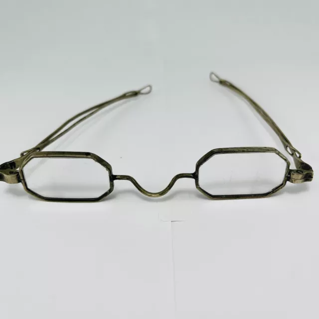 Antique Octagonal Eyeglasses w/ Extending Arms EARLY 1800’s