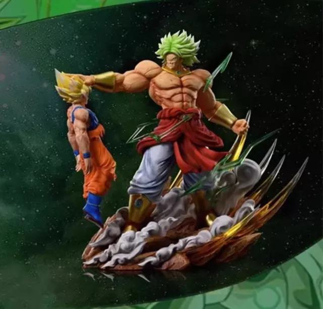 Dragon Ball Z Broli Vs Goku Son Gokou Statue Figure Gift Collectible Anime