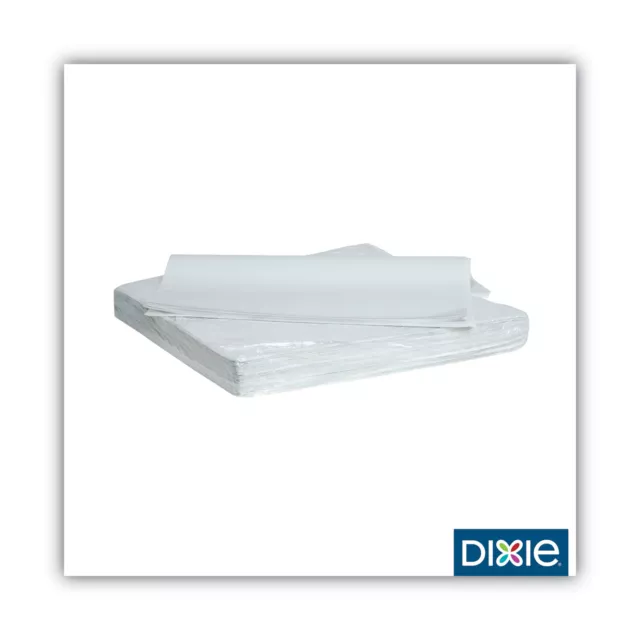 Dixie� All-Purpose Food Wrap, Dry Wax Paper, 14 x 14, White, 1,000/Carton
