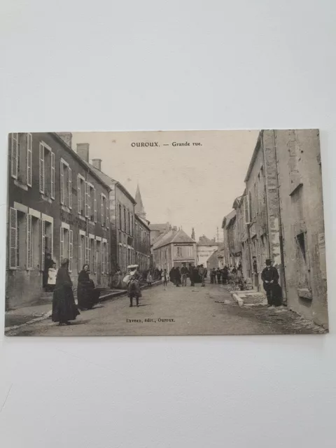 Carte Postale Ouroux 58 1900