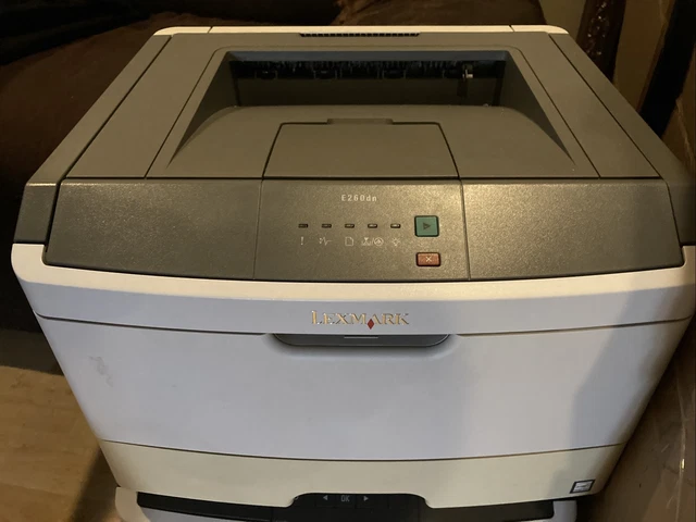 Lexmark E260DN Laser Printer Network With Ink