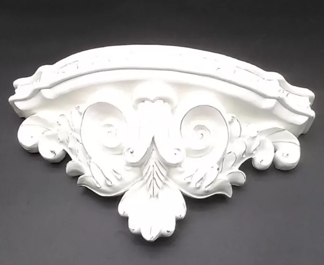 Decorative Floating Shelf Wall Hanging Resin Hollow Display Storage for Home