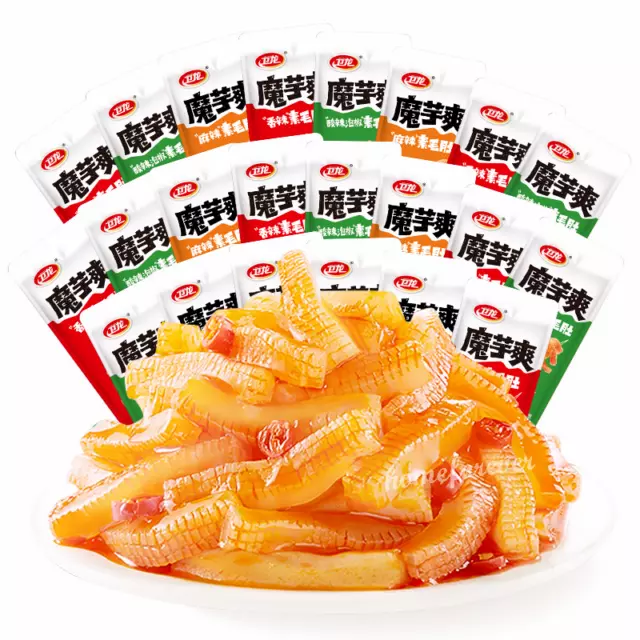 Mixed Flavors Weilong Moyushuang 500g Chinese Spicy Snacks Food 中国小吃卫龙魔芋爽素毛肚混合口味