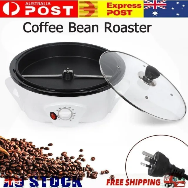 Electric Coffee Roaster Home Coffee Bean 220V Non-Stick Roasting Baking Machine