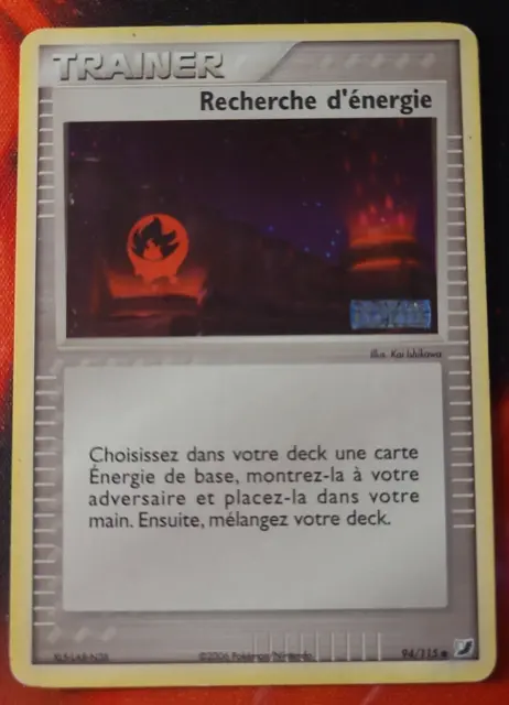 Pokemon - Recherche d'Energie Holo Reverse 94/115 - Ex Forces Cachées - Fr