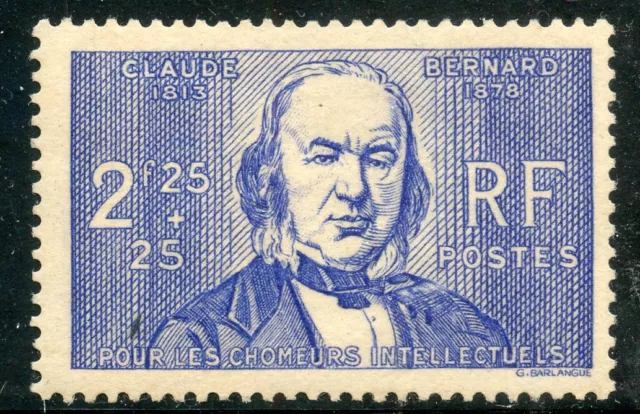 Stamp //  Timbre De France Neuf N° 439 ** Claude Bernard Cote 32 €