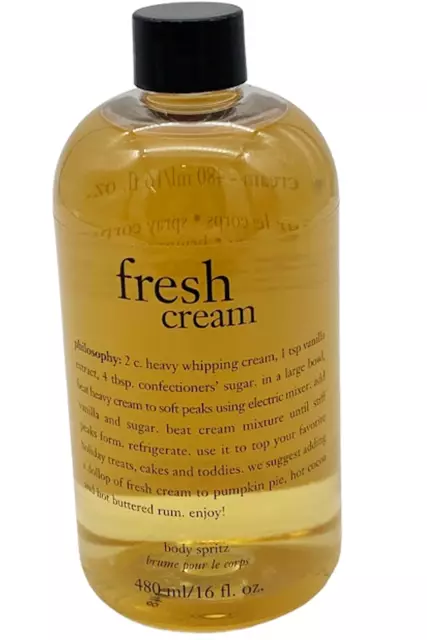 Philosophy Fresh Cream Body Spritz 480ml/16oz.